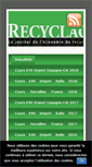 Mobile Screenshot of france-recyclage-news.com