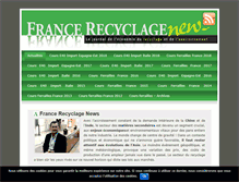 Tablet Screenshot of france-recyclage-news.com